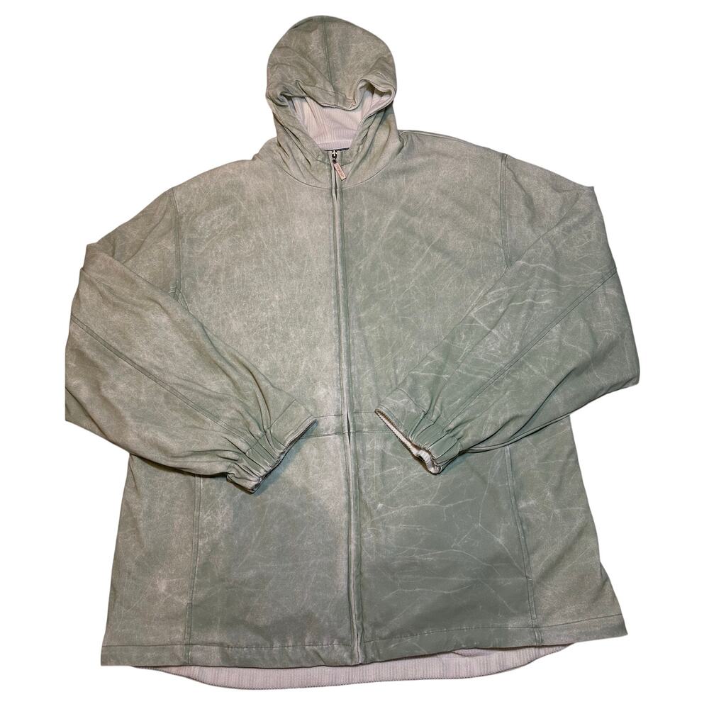 London Fog Reversible Full Zip Hooded Jacket Coat Women’s Size 1X